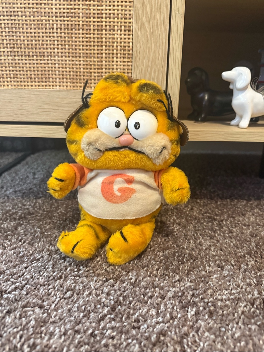 Vintage Garfield Football Plush